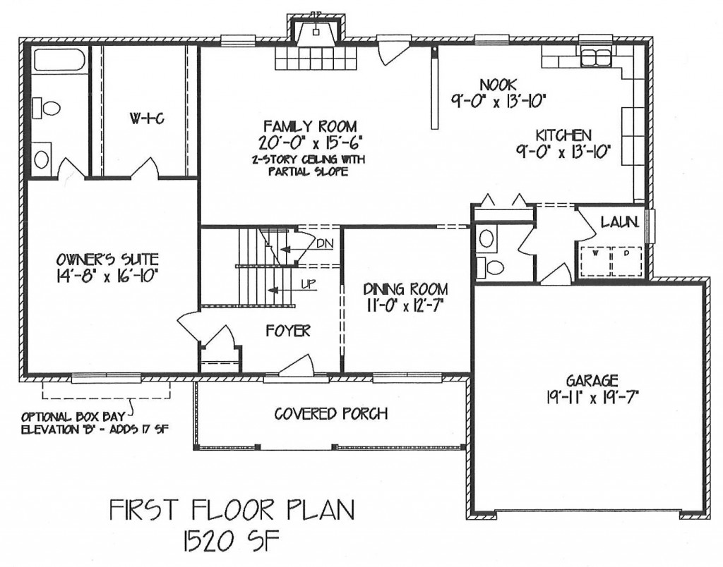 Brookwood 1st Floor Plan